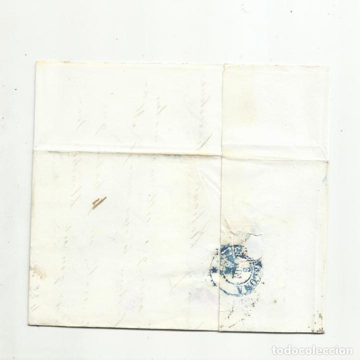 Sellos: circulada y escrita 1857 de vic a barcelona - Foto 3