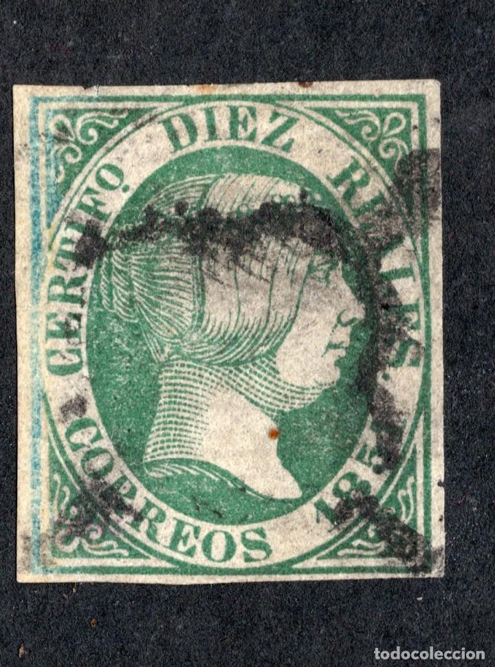 Sellos: 1851 - Isabel II. Edifil 11 - Foto 1