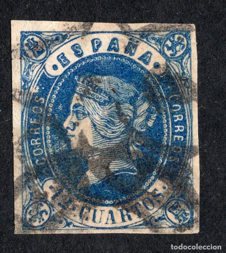 Sellos: 1862 - Isabel II. Edifil 59 - Foto 1