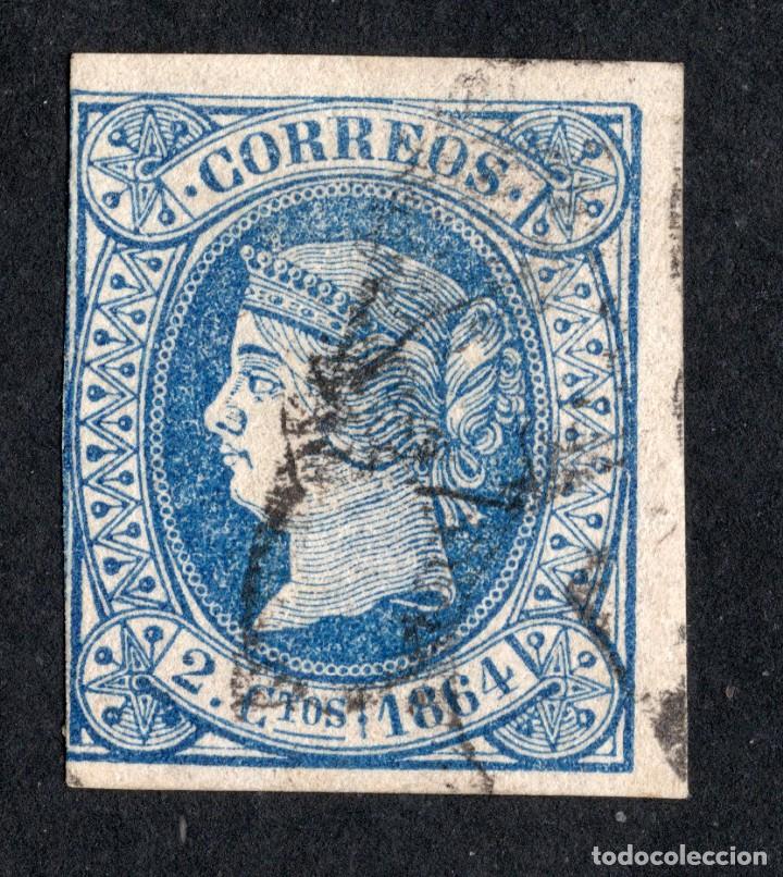 Sellos: 1864 - Isabel II. Edifil 63 - Foto 1