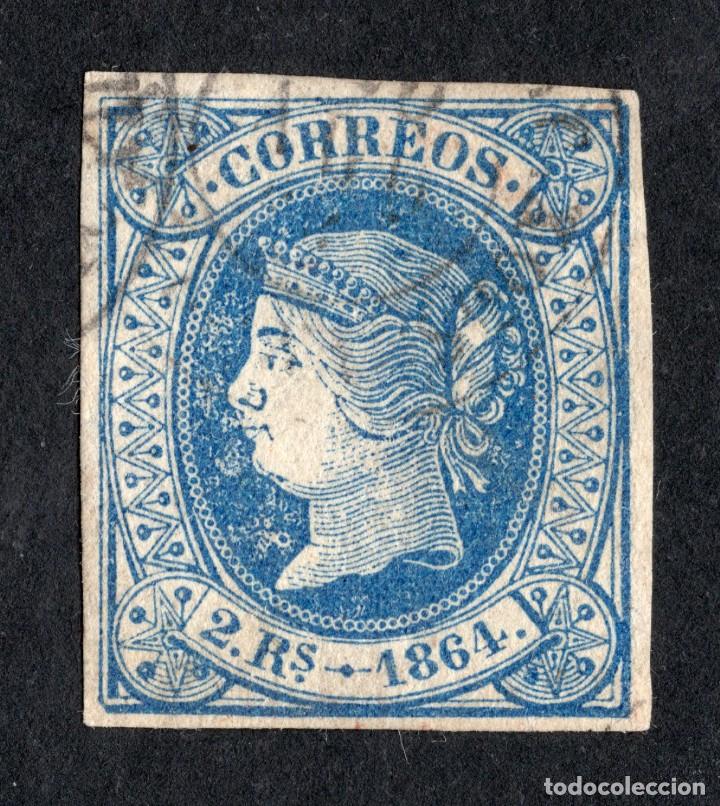 Sellos: 1864 - Isabel II. Edifil 68 - Foto 1