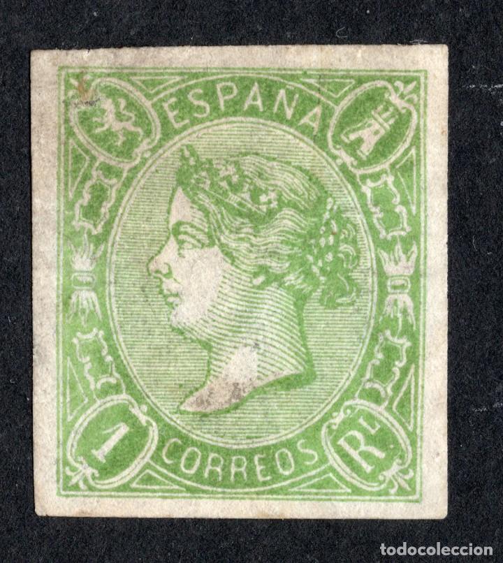 Sellos: 1865 - Isabel II. Edifil 72 - Foto 1