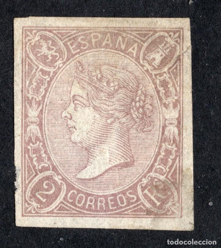 Sellos: 1865 - Isabel II. Edifil 73 - Foto 1