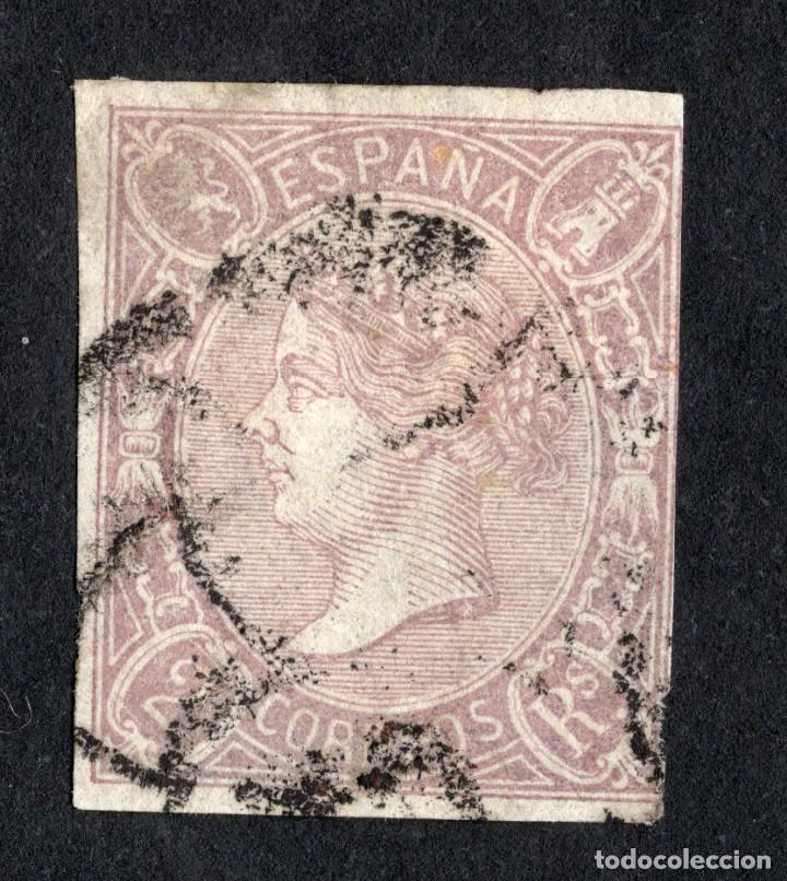 Sellos: 1865 - Isabel II. Edifil 73 - Foto 1
