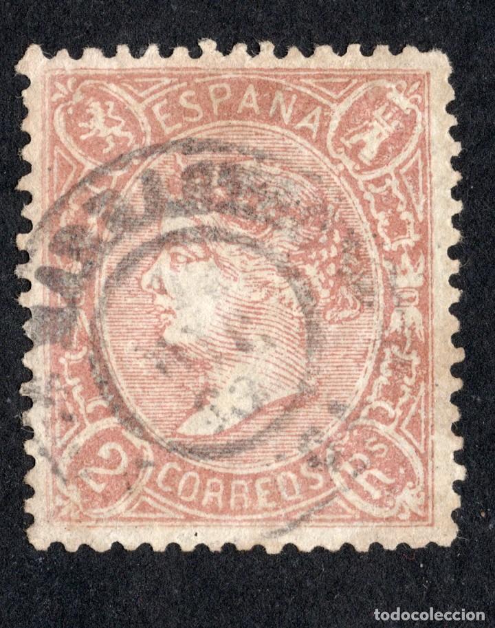 Sellos: 1865 - Isabel II. Edifil 79A - Foto 1