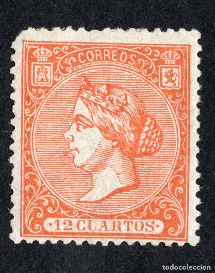 Sellos: 1866 - Isabel II. Edifil 82 - Foto 1