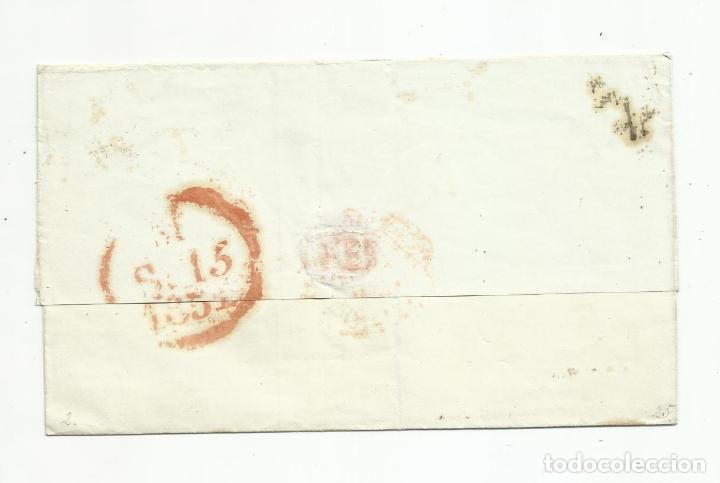 Sellos: envuelta circulada 1851 de murcia a madrid - Foto 2