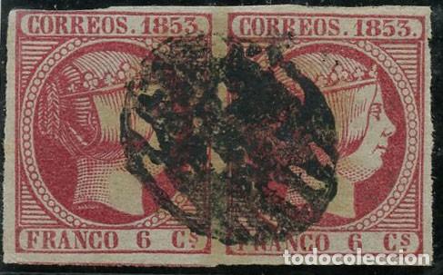 Sellos: espa&ntilde;a 17 isabel en pareja - Foto 1