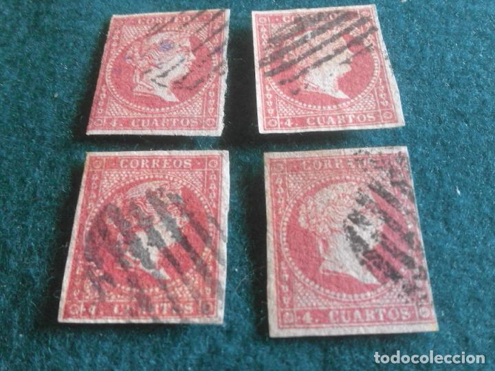 Sellos: EDIFIL 44-A USADO LOTE DE 4 - Foto 1