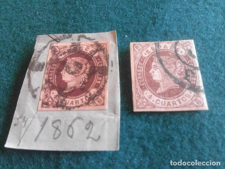 Sellos: EDIFIL 58 USADO LOTE DE 2 - Foto 1