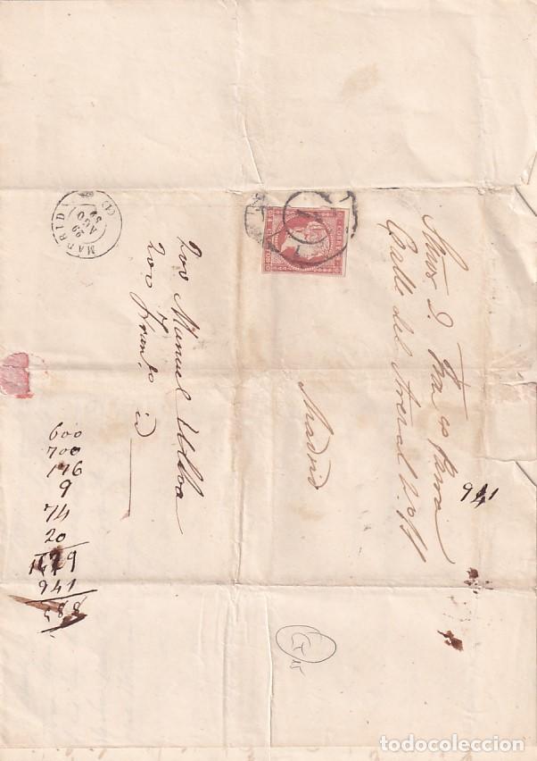 Sellos: Carta fechada en 1859 Madrid - Foto 1