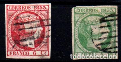 Sellos: Espa&ntilde;a n&ordm; 17, 20. A&ntilde;o 1853 - Foto 1