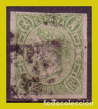 Sellos: 1865 Isabel II, EDIFIL n&ordm; 72 (o) - Foto 1