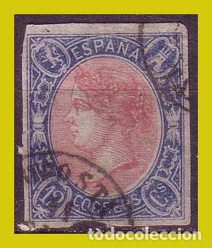Sellos: 1865 Isabel II, EDIFIL n&ordm; 70 (o) - Foto 1