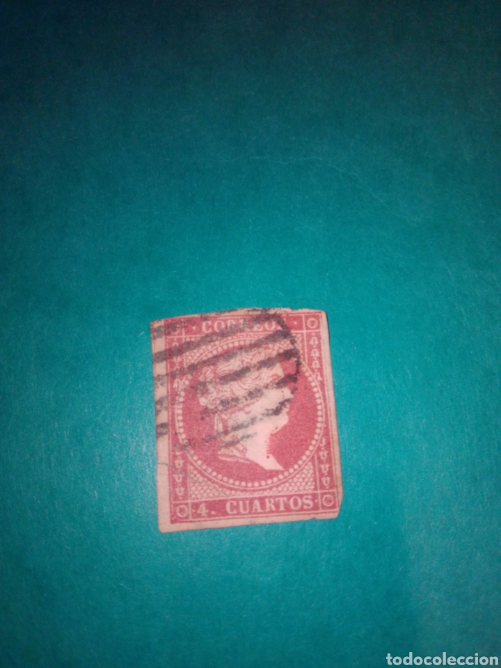 Sellos: Edifil 40 Isabel II 1855 - Foto 1