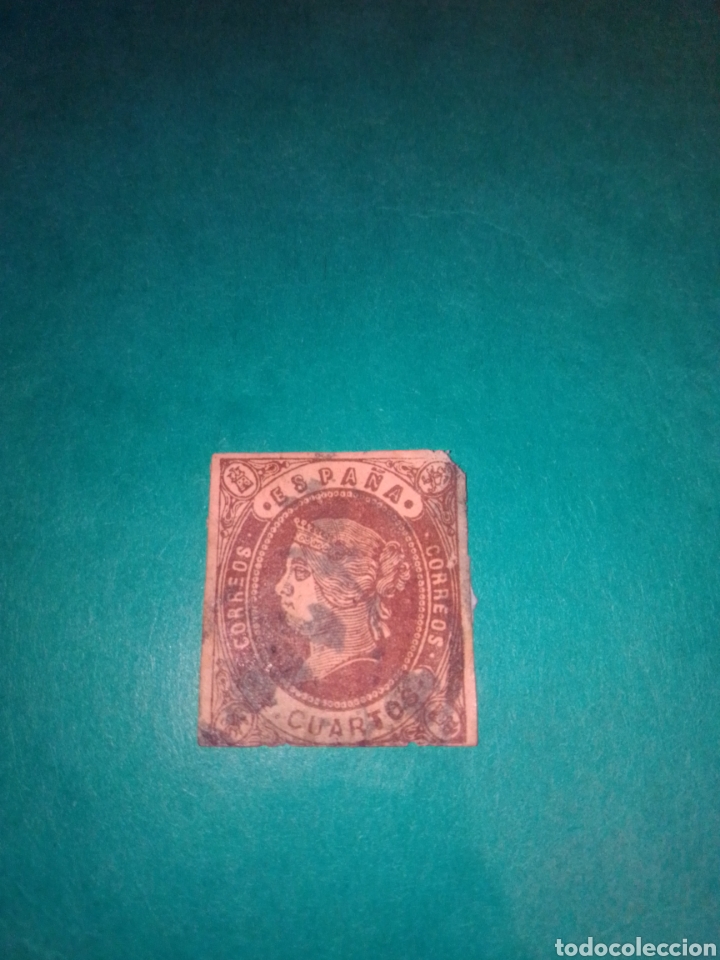 Sellos: Edifil 58 1862 Isabel II - Foto 1