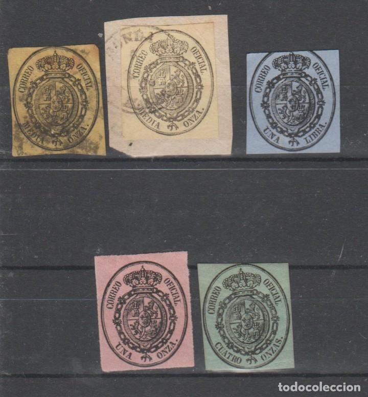 Sellos: ESPA&Ntilde;A,1855, EDIFIL 35/38 - Foto 1