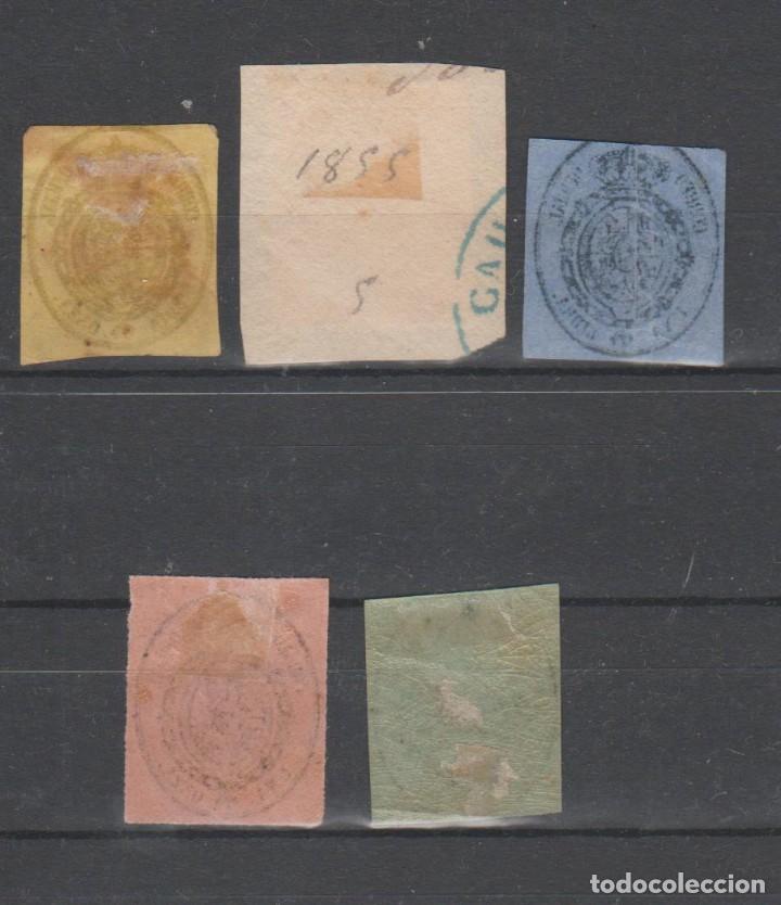 Sellos: ESPA&Ntilde;A,1855, EDIFIL 35/38 - Foto 2