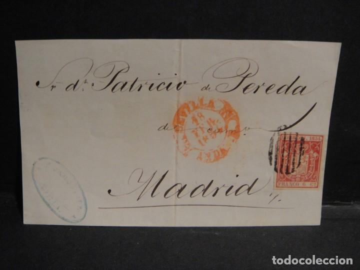 Sellos: frontal de carta - de sevilla a madrid - Foto 1