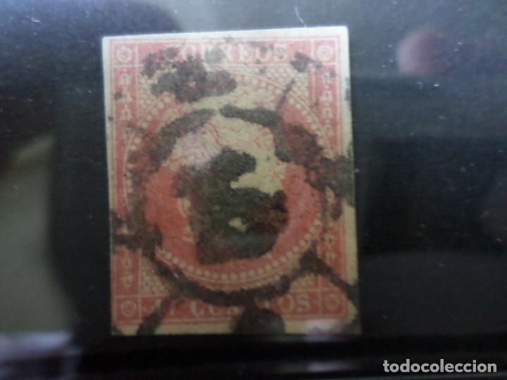 Sellos: 1855, isabel II, edifil 48 - Foto 1