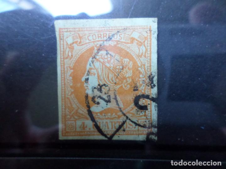 Sellos: 1860, isabel II, edifil 52 - Foto 1
