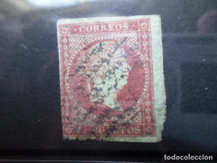 Sellos: 1855, isabel II, edifil 40 - Foto 1