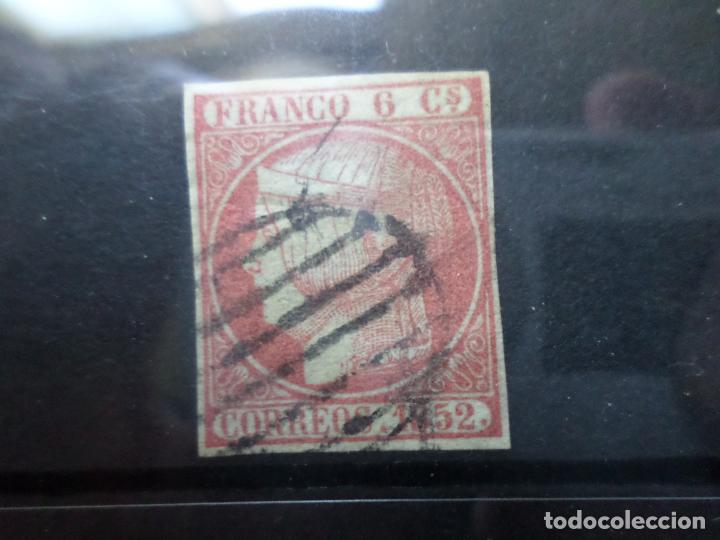 Sellos: 1852, isabel II, edifil 12 - Foto 1