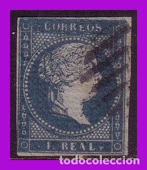 Sellos: 1855 Isabel II, EDIFIL n&ordm; 41 (o) - Foto 1
