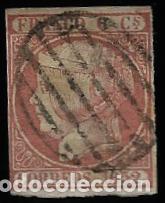 Sellos: ISABEL II - EDIFIL N&ordm; 12 - 1852 - Foto 1