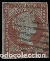 Sellos: ISABEL II - 1855 - EDIFIL 40 - Foto 1