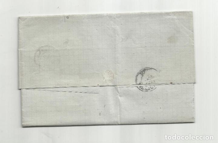Sellos: CIRCULADA Y ESCRITA 1868 DE MADRID A Merida badajoz - Foto 3