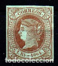 Sellos: Espa&ntilde;a n&ordm; 67. A&ntilde;o 1864 - Foto 1