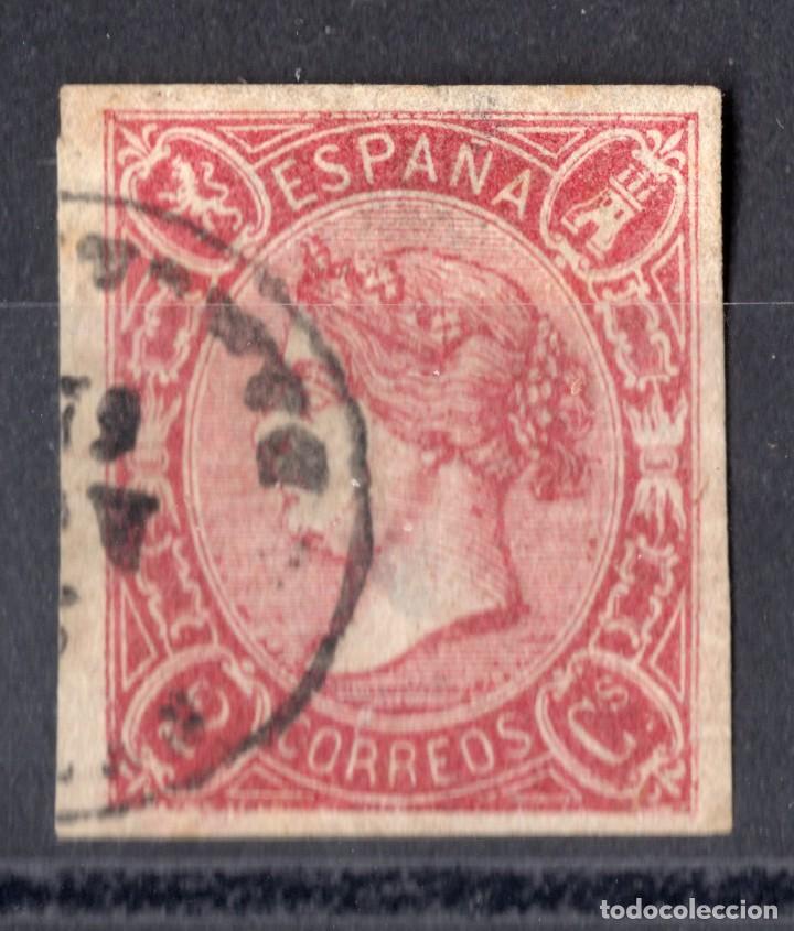 Sellos: 1865 - Isabel II. Edifil 69 - Foto 1