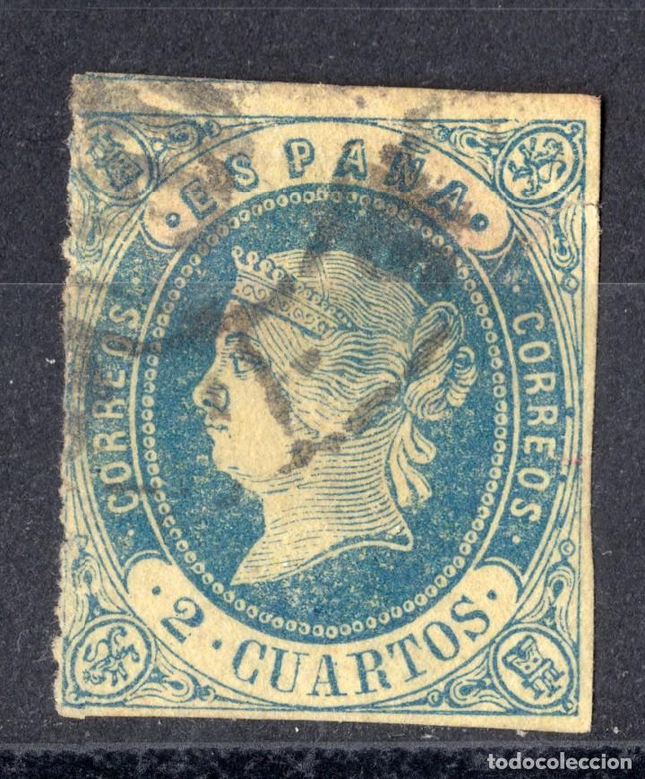 Sellos: 1862 - Isabel II. Edifil 57 - Foto 1