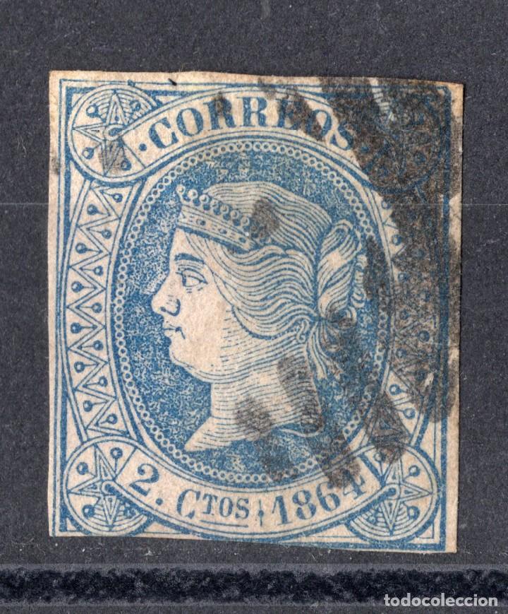 Sellos: 1864 - Isabel II. Edifil 63 - Foto 1