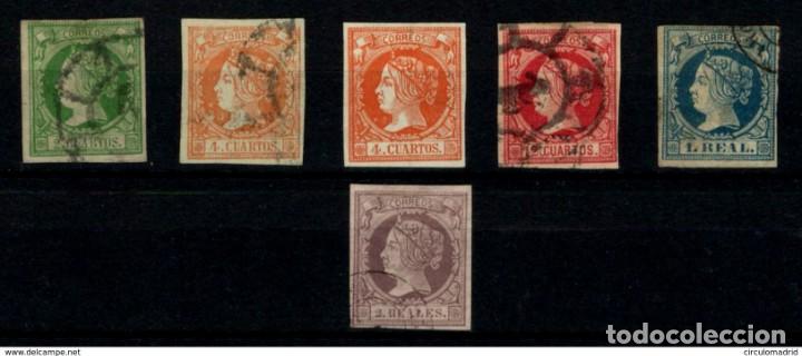 Sellos: Espa&ntilde;a n&ordm; 51/3,55/6 - Foto 1