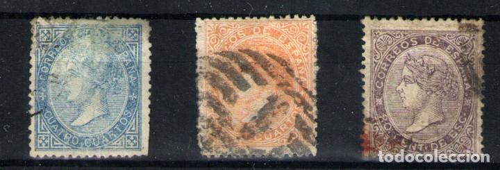 Sellos: Espa&ntilde;a n&ordm; 88/9, 92. A&ntilde;o 1867 - Foto 1
