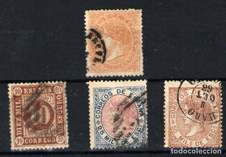 Sellos: Espa&ntilde;a n&ordm; 89A, 94/6. - Foto 1