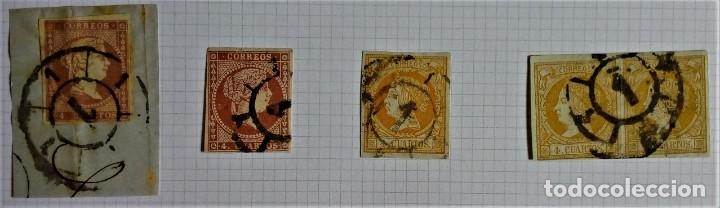 Sellos: ISABEL II RUEDA DE CARRETA MADRID - Foto 1