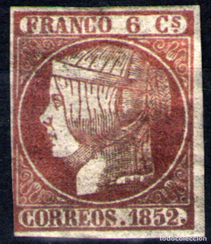 Sellos: Espa&ntilde;a n&ordm; 12. A&ntilde;o 1852 - Foto 1