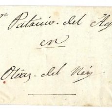 Sellos: 1865 CARTA COMPLETA VILLALUEGO (TOLEDO) FECHADOR ILLESCAS TIPO 1857 4C ISABEL II
