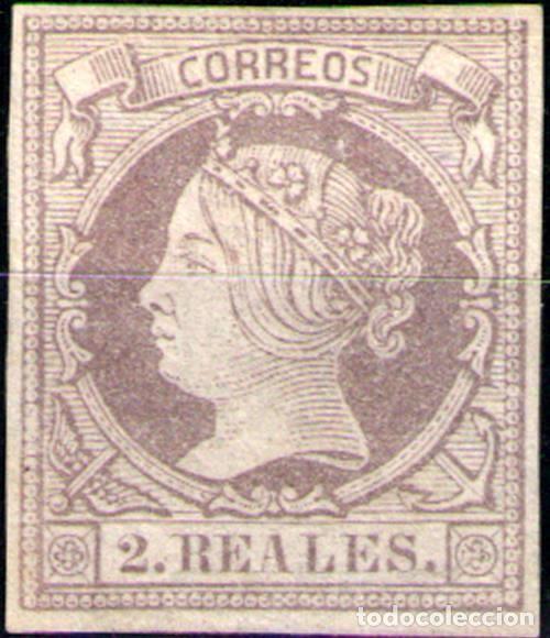 Sellos: Espa&ntilde;a n&ordm; 56. A&ntilde;o 1860-61 - Foto 1