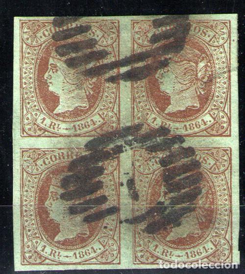 Sellos: Espa&ntilde;a n&ordm; 67. A&ntilde;o 1864 - Foto 1