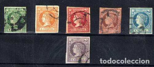 Sellos: Espa&ntilde;a n&ordm; 51/56. A&ntilde;o 1860-61 - Foto 1