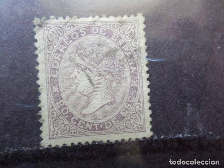 Sellos: .1867, isabel II, edifil 92 - Foto 1