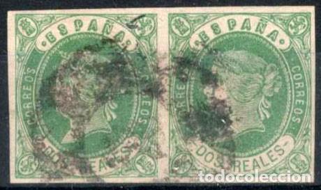 Sellos: Espa&ntilde;a n&ordm; 62. A&ntilde;o 1862 - Foto 1