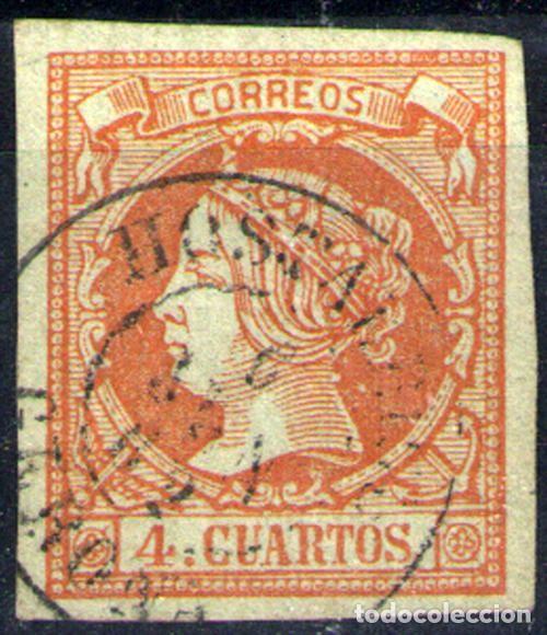 Sellos: Espa&ntilde;a n&ordm; 52. A&ntilde;o 1860/61 - Foto 1