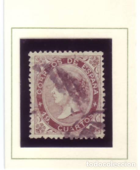 Sellos: edifil 101 matasellado - Foto 1
