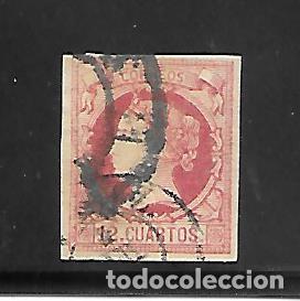 Sellos: EDIFIL 53 DOCE CUARTOS DE 1860 - Foto 1