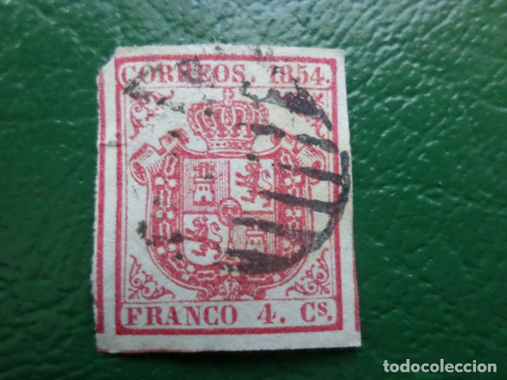 Sellos: .1854, escudo de espa&ntilde;a, edifil 33 - Foto 1
